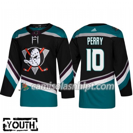 Camisola Anaheim Ducks Corey Perry 10 Adidas 2018-2019 Alternate Authentic - Criança